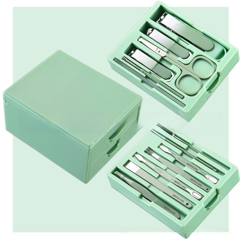 Steel Manicure Tool Nail Clipper Set